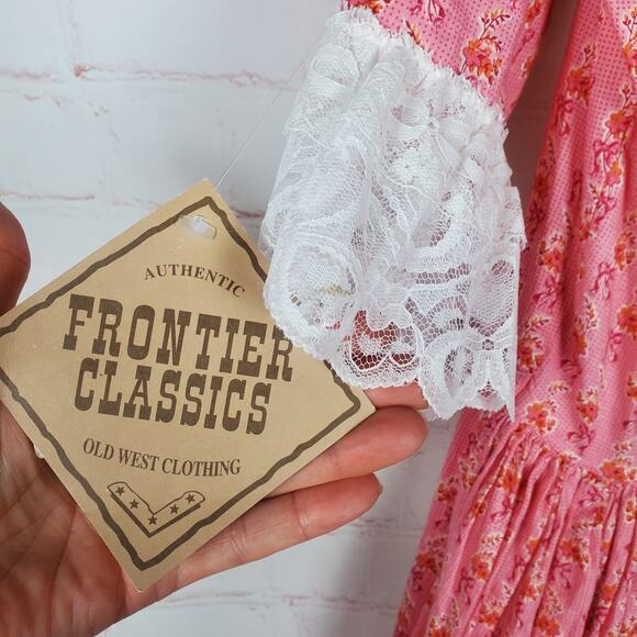 NEW Frontier Classics Mattie Dress XL Maxi Prairie Western Floral Colonial Rose - Picture 8 of 13